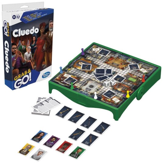 Cluedo Grab & Go Barnespill for 8 år og oppover Cluedo Grab & Go Barnespill for 8 år og oppover