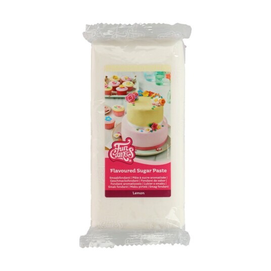 Hvit Fondant Med Sitronsmak Fra Funcakes, 1kg | Slikkepott.No Hvit Fondant Med Sitronsmak Fra Funcakes, 1kg | Slikkepott.No