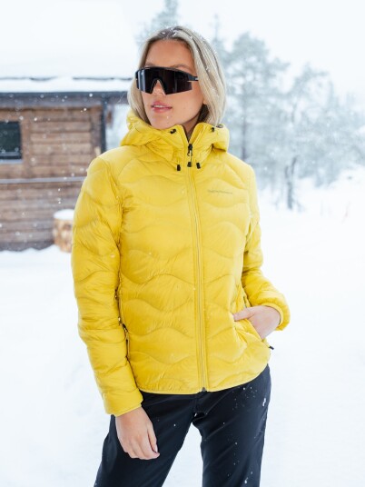 Peak Performance Helium Down Hood Jacket Women Gul S