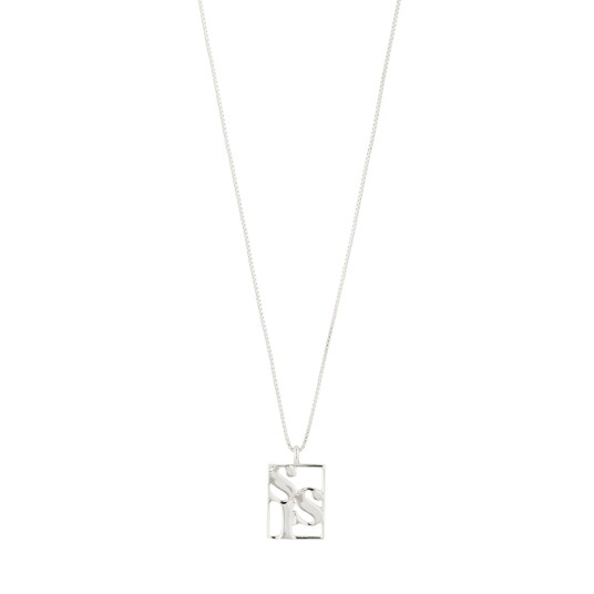 Pilgrim LOVE TAG SIS halskjede sølvbelagt Pilgrim LOVE TAG SIS halskjede sølvbelagt