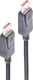 Shiverpeaks Basic-S, 1 M, Displayport, Displayport, Hankjønn, Hankjønn, 7680 X 4320 Piksler