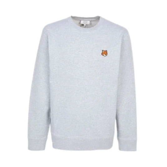 Maison Kitsuné, Herre, Gensere & Hettegensere, Grå, XL,