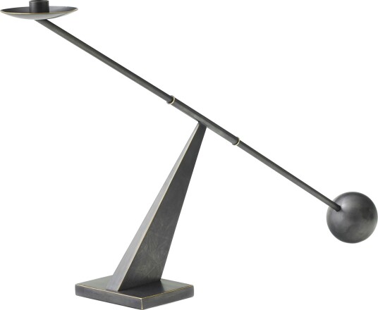 Audo Copenhagen Interconnect lysestake 70 cm Bronset messing
