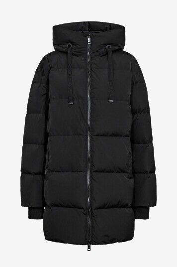 MOS MOSH Dun jakke mmNova Avon Down Jacket Svart MOS MOSH Dun jakke mmNova Avon Down Jacket Svart