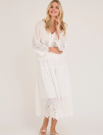 A View Viana Skirt White 38 A View Viana Skirt White 38