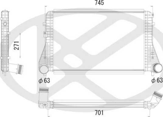 KOYORAD IA450169 Intercooler