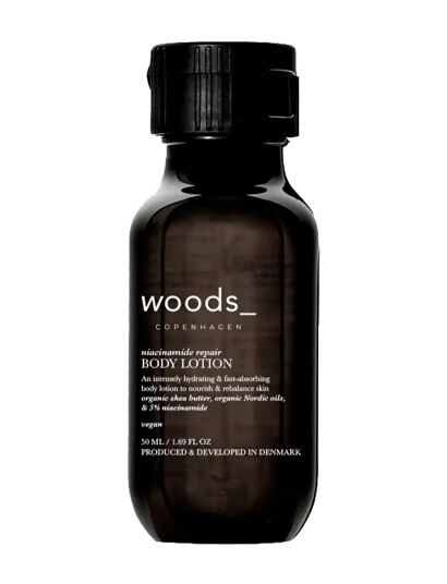 woods_ copenhagen Niacinamide Repair Body Lotion   Black   50 ML