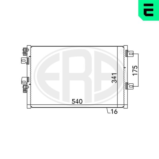 Kondensator ERA 667073 Kondensator ERA 667073