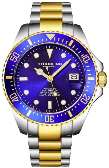 Stührling Original Herreklokke 4048.5 Aquadiver Depthmaster