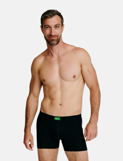 Danish Endurance Men"s Organic Trunks 3-Pack - Black - XXXL