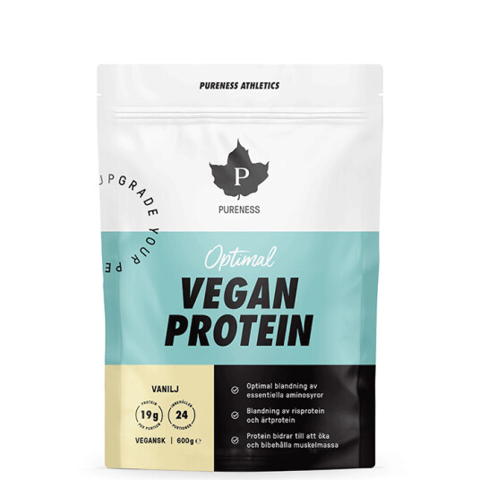 Athletics Optimal Eko Vegan Protein Vanilje, 600 g