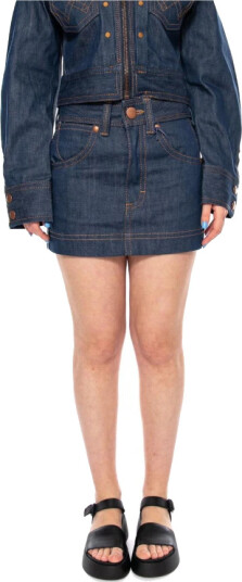 Wrangler Dame Skjørt Blå S,