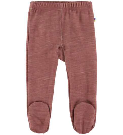 Joha Leggings m. fot Ull/Bambus Mørk Rose Joha 90 Leggings Ull Rosa