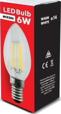 Maclean Glødelampe Retro Edison Led E14 6W 230V Mce286 Maclean Glødelampe Retro Edison Led E14 6W 230V Mce286