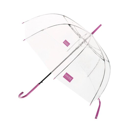 Vogue 157 V Transparent paraply windproof Fuksia Vogue 157 V Transparent paraply windproof Fuksia