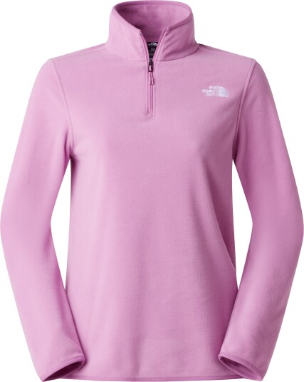 The North Face Women"s Glacier Fleece 1/4 Zip Jacket Hushed Lavender L The North Face Women"s Glacier Fleece 1/4 Zip Jacket Hushed Lavender L