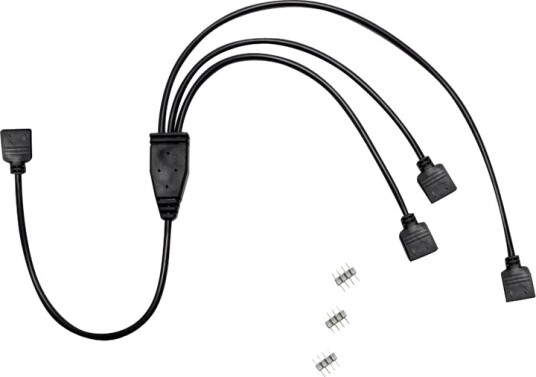 Inter-Tech - Strømsplitter - 4-Pins Strøm Til 4-Pins Strøm - 48 Cm