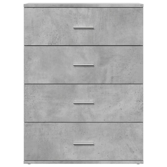 Skjenker 2 stk betonggrå 60x39x80 cm konstruert tre
