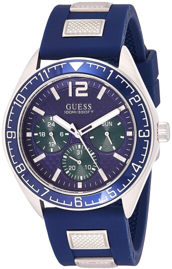 Guess Herreklokke W1167G1 Blå/Stål Ø46 mm Guess Herreklokke W1167G1 Blå/Stål Ø46 mm