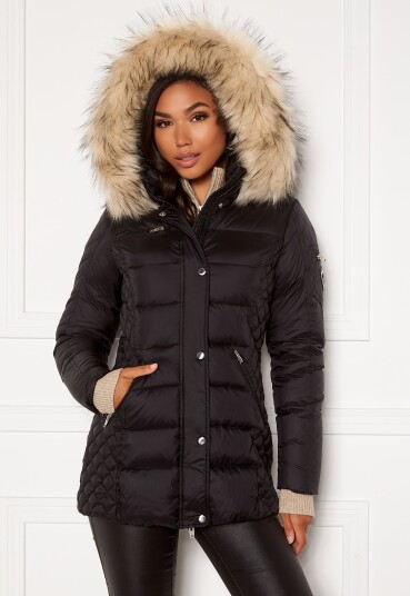 ROCKANDBLUE Beam Mid Coat Black/Grey 32