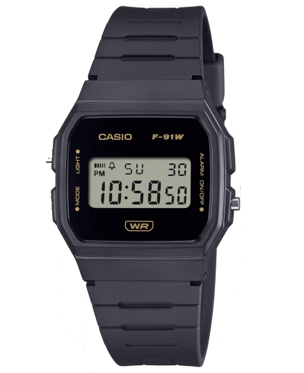 Casio Timeless F 91WB 8AEF Black Black one_size
