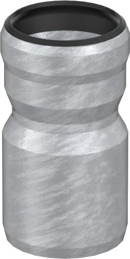 GM-X 40/50MM ADAPTER galvanized 40x50 mm
