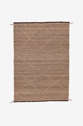 Bargi Ullteppe Kilim Moroccan Design Brun 209x293 Brun Bargi Ullteppe Kilim Moroccan Design Brun 209x293 Brun