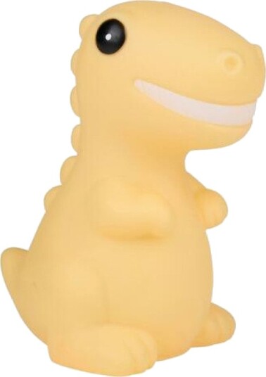 Dinosaur nattlampe 8x8x13 cm Gul