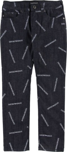 Emporio Armani Jeans   Navy m. Heldekkende trykk   Emporio Armani   9 år 134   Jeans   Blå