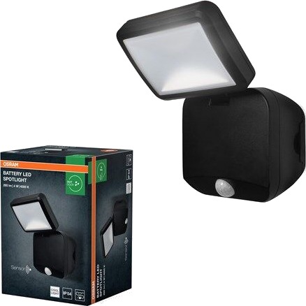 Osram Batteri Led Spot Enkel 260 Lm 4W/840 127 Mm Sort Osram Batteri Led Spot Enkel 260 Lm 4W/840 127 Mm Sort