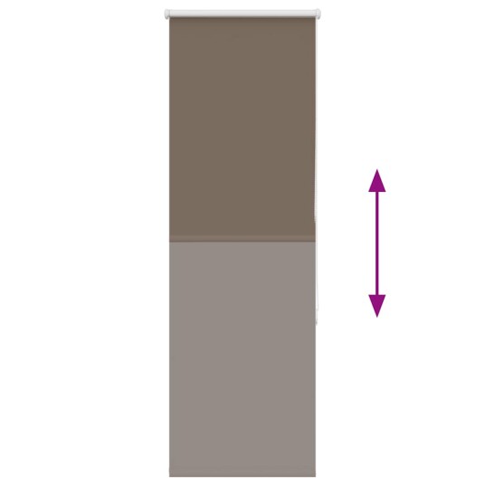 Rullegardin lystette 45x130 cm stoff bredde 40,7 cm polyester 8721158320490