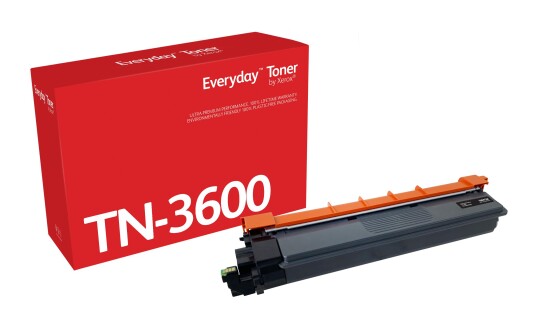 Xerox Everyday Toner Erstattet Brother Svart Tn3600 3k Standard