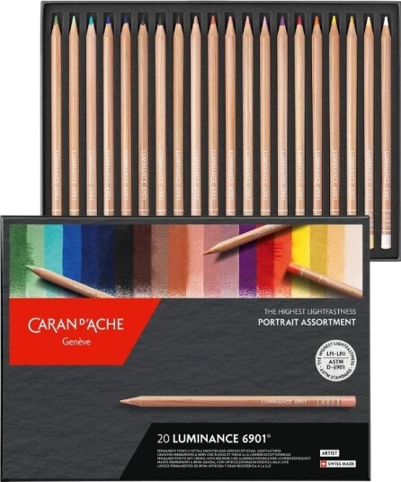 Caran d'Ache Luminance 6901™ Portrait 20 fargeblyanter