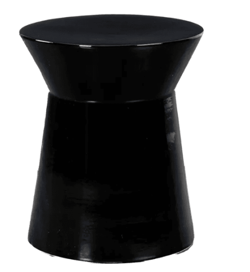 Trend Collection Keramisk Sofabord Cove Svart M Ø38 x H45