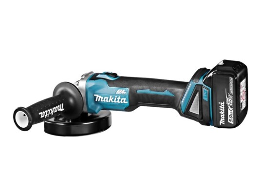Makita Vinkelsliper DGA504RTJ 18v 125 mm Inkl. batteri og lader