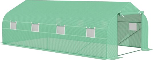 Grønn Folie Drivhus med Sadeltak 600x300x200cm