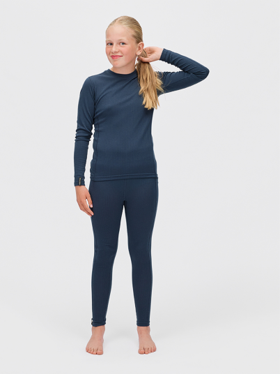 Twentyfour Aurora Baselayer Sett Junior Blå 164