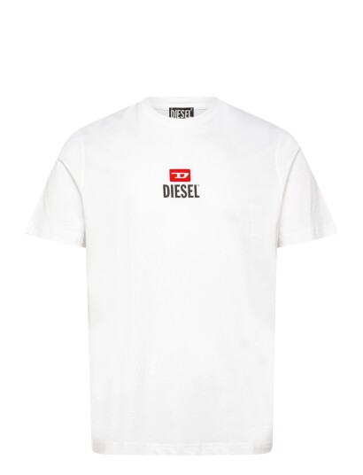 Diesel T Just  Small New D Logo Maglietta   White   S