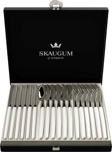 Skaugum of Norway Skaugum gavesett bestikk 18 deler Pure White Skaugum of Norway Skaugum gavesett bestikk 18 deler Pure White