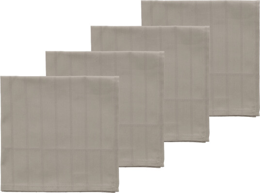 Södahl Stofservietter 45X45 Essence–Suite One 4 Stk. Nature Brown 45X45