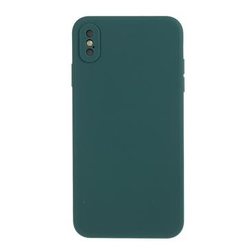 iPhone X/XS Mot Fingeravtrykk Matte TPU deksel Mørkegrønn