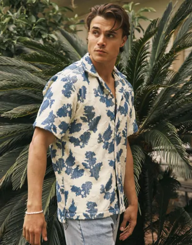 OAS Cuba Terry Shirt Kortermede skjorter Multi/Mønstrete OAS Cuba Terry Shirt Kortermede skjorter Multi/Mønstrete