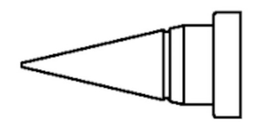 Weller Loddespiss konisk 0,25 mm SMD Weller Loddespiss konisk 0,25 mm SMD