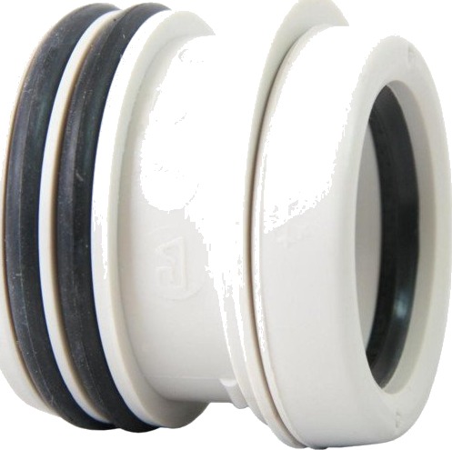 Smartline 75 x 50 mm PP universaloverg. gråhvit