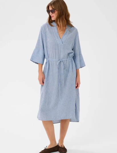 Soaked in Luxury Slaria Dress Blue XS