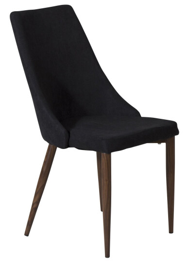 Venture Design Leone spise stol Svart Textil/natur Svart