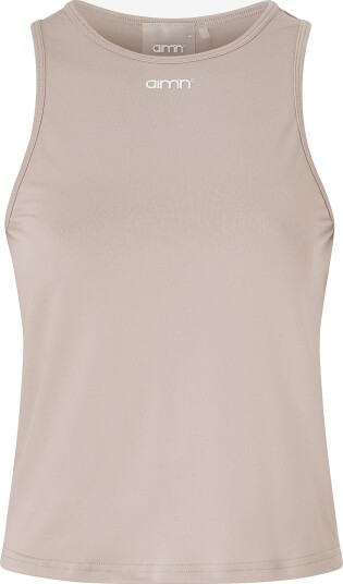 Aim'n Treningstopp Soft Basic Singlet Brun