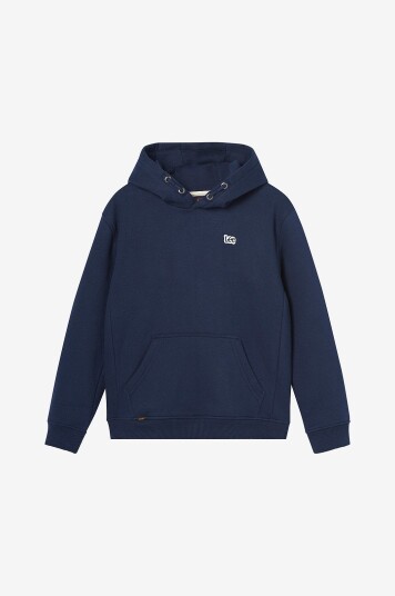 Lee Hettegenser Badge BB Oth Hoodie Blå Lee Hettegenser Badge BB Oth Hoodie Blå