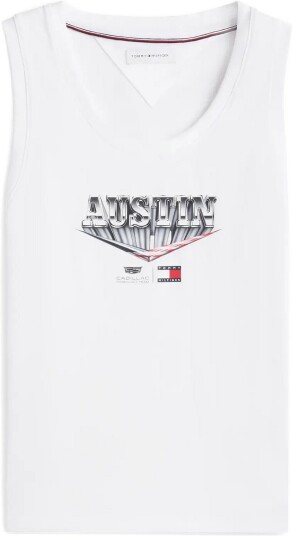 Tommy Hilfiger Th X Cf1 Austin Tank Top WHITE M