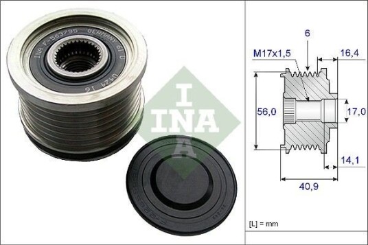 Dynamo remhjul INA 535 0213 10